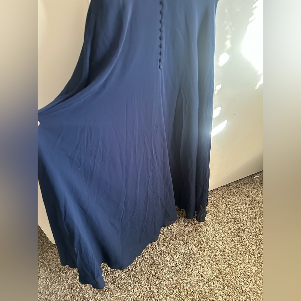 Alfred Angelo Deep Blue Maxi Dress - Picture 11 of 13